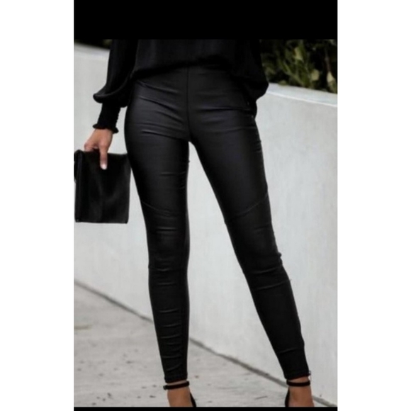 Sneak Peek Faux Leather Ankle Zip 